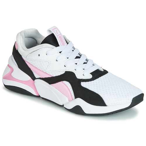 Puma WN NOVA 90'S BLOC.WH-LILAC White - Free delivery | Spartoo NET ! -  Shoes Low top trainers Women USD/$84.40