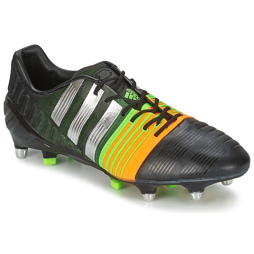 adidas Performance NITROCHARGE 1.0 SG Black / Yellow - Free delivery | Spartoo ! - Shoes Football shoes Men USD/$184.80
