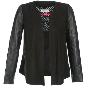 material Women Leather jackets / Imitation le Naf Naf COCOTTE Black