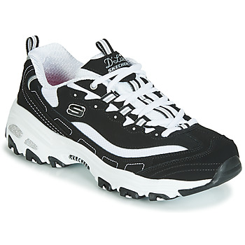 Shoes Women Low top trainers Skechers D'LITES Black / White
