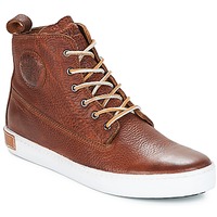Shoes Men High top trainers Blackstone INCH WORKER Brown
