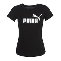 material Women short-sleeved t-shirts Puma PERMA ESS TEE Black