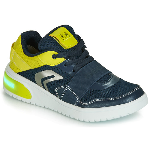 más lejos Abandono demandante Geox J XLED BOY Blue / Yellow / Led - Free delivery | Spartoo NET ! - Shoes  Low top trainers Child USD/$78.40