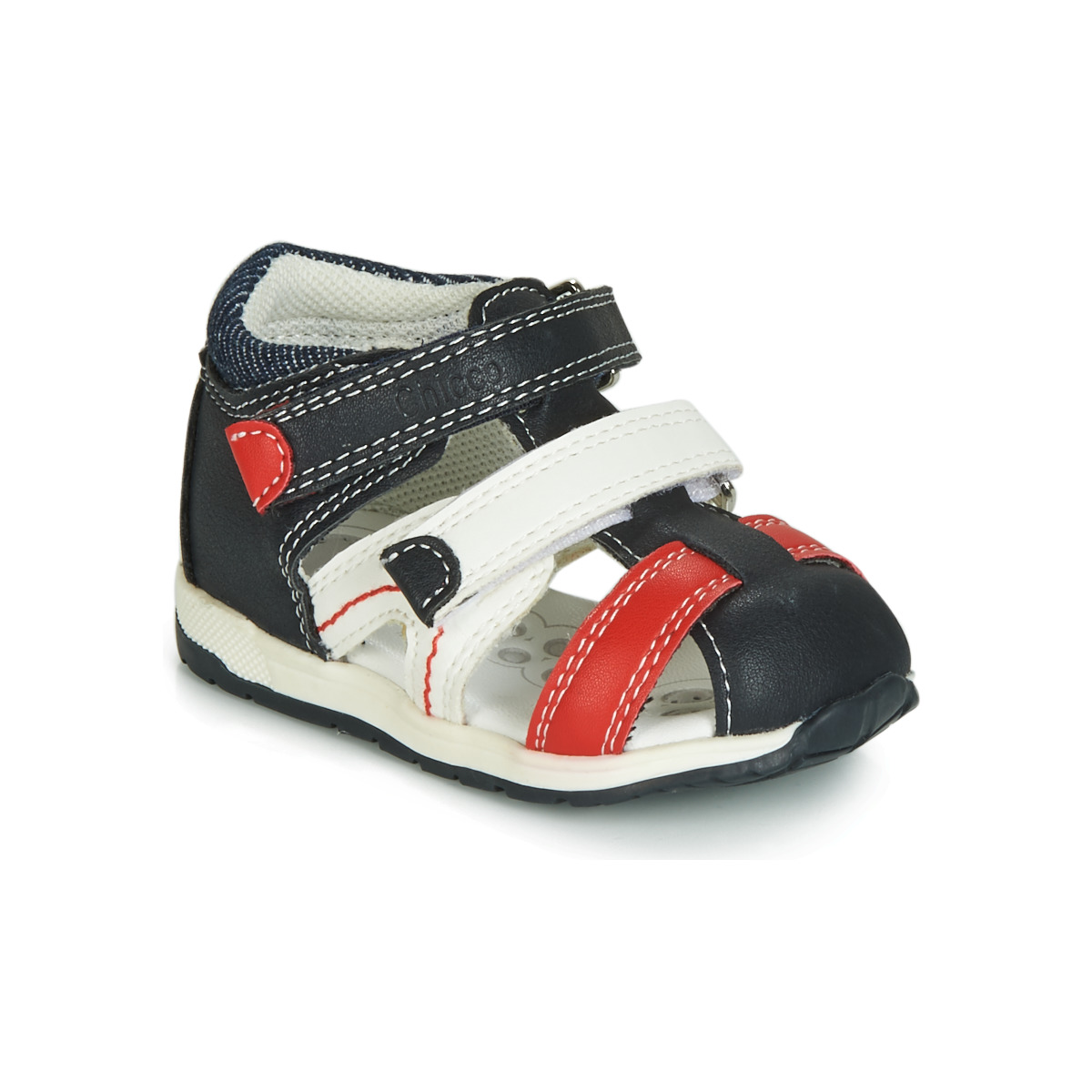 Shoes Boy Sandals Chicco GABRIEL Blue / White / Red