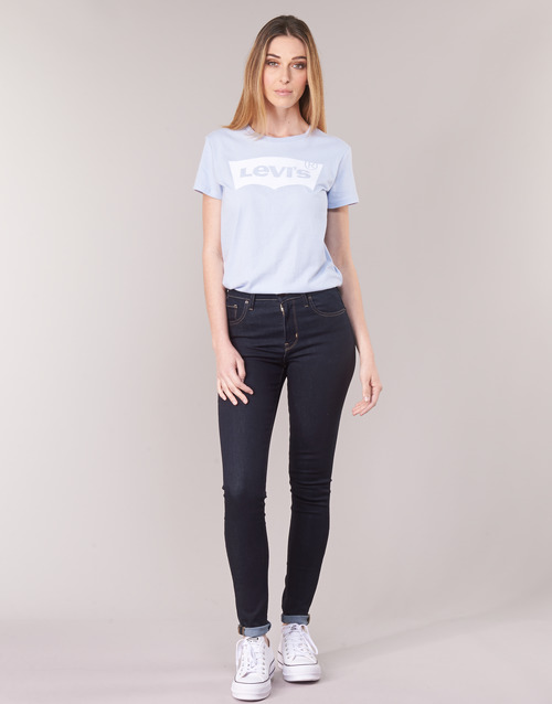 Levi's 721 HIGH RISE SKINNY Blue - Free delivery | Spartoo NET ! - Clothing  Skinny jeans Women USD/$