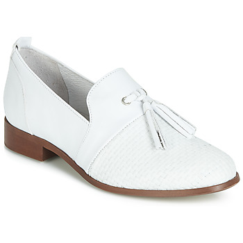 Shoes Women Loafers Regard REVA V1 TRES NAPPA BLANC White