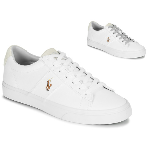 Billy Pelagisch Ontslag Polo Ralph Lauren SAYER White - Free delivery | Spartoo NET ! - Shoes Low  top trainers USD/$107.50