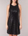 Clothing Women Short Dresses Lauren Ralph Lauren SEQUINED SLEEVELESS DRESS Black