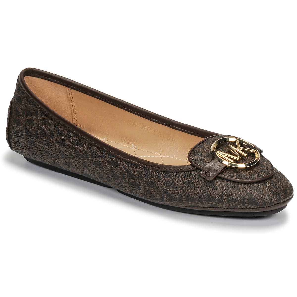 MICHAEL Michael Kors LILLIE MOC Brown - Free delivery | Spartoo NET ! -  Shoes Ballerinas Women USD/$