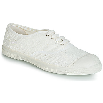 Shoes Women Low top trainers Bensimon TENNIS BRODERIE ANGLAISE White