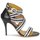 Shoes Women Sandals Charles Jourdan BARBARA Black / White