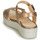 Shoes Women Sandals Stonefly AQUA III 2 LAMINATED Gold