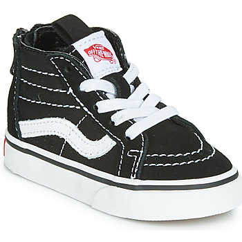 Shoes Children High top trainers Vans SK8-HI ZIP Black / White