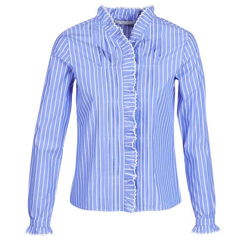 Speeltoestellen niet voldoende Weinig Maison Scotch LONG SLEEVES SHIRT Blue / Clear - Free delivery | Spartoo NET  ! - Clothing Shirts Women USD/$90.00