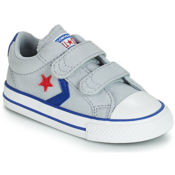 Shoes Boy Low top trainers Converse STAR PLAYER 2V CANVAS OX Grey