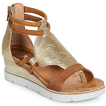 Shoes Women Sandals Mjus TAPASITA Gold / Camel