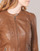 Clothing Women Leather jackets / Imitation le Naf Naf CLIM Cognac