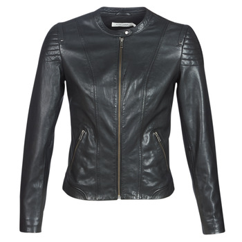 Clothing Women Leather jackets / Imitation le Naf Naf CLIM Black