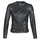 Clothing Women Leather jackets / Imitation le Naf Naf CLIM Black