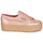 Shoes Women Low top trainers Superga 2790 LINRBRROPE Pink