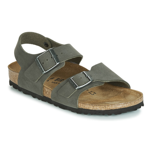 Birkenstock NEW YORK Grey - delivery | Spartoo NET ! - Shoes Sandals Child USD/$66.40