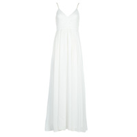 Clothing Women Long Dresses Betty London VICTOIRE White