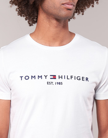 Tommy Hilfiger TOMMY FLAG HILFIGER TEE White