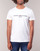 Clothing Men short-sleeved t-shirts Tommy Hilfiger TOMMY FLAG HILFIGER TEE White