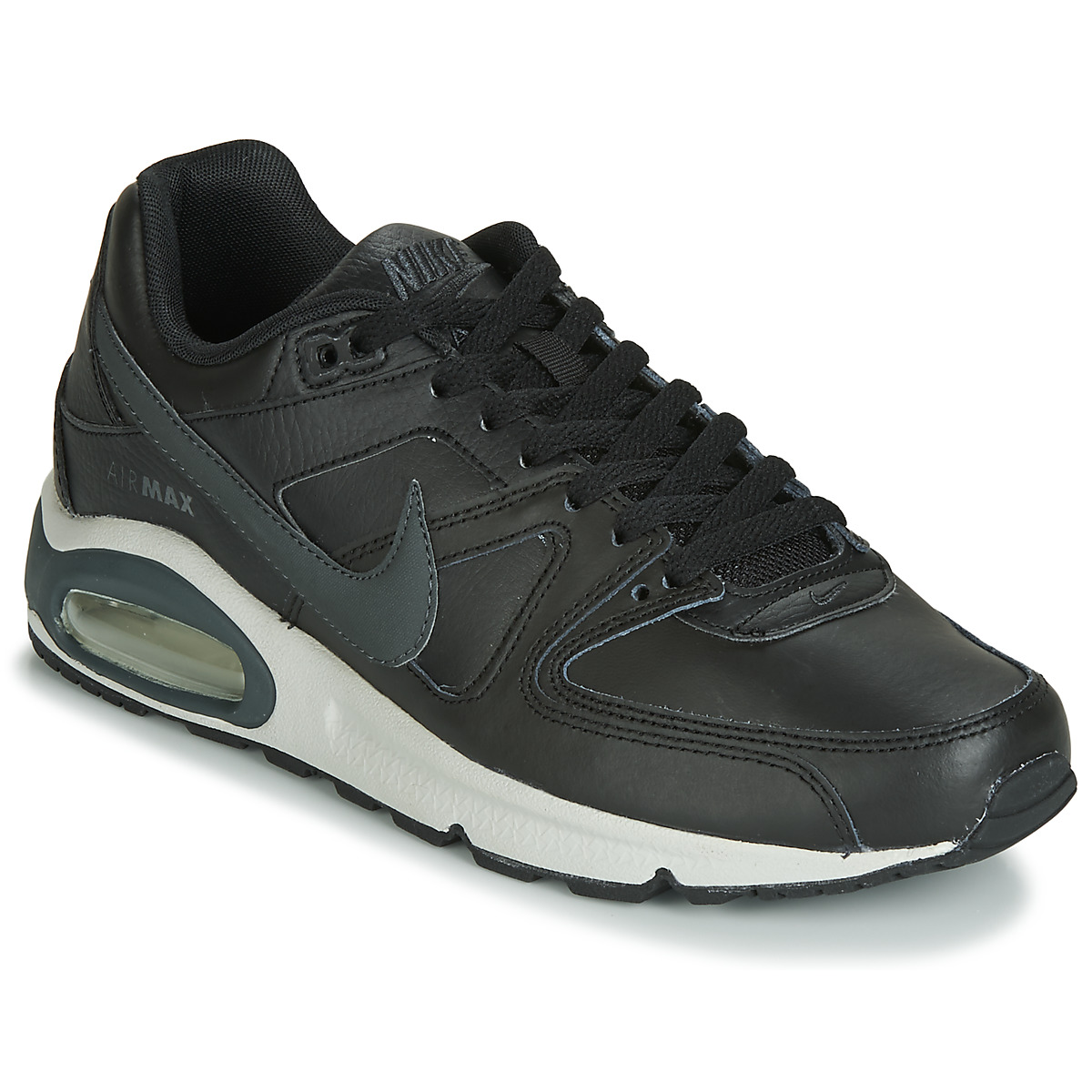 Seguro Vista Inseguro Nike AIR MAX COMMAND LEATHER Black - Free delivery | Spartoo NET ! - Shoes  Low top trainers Men USD/$141.50