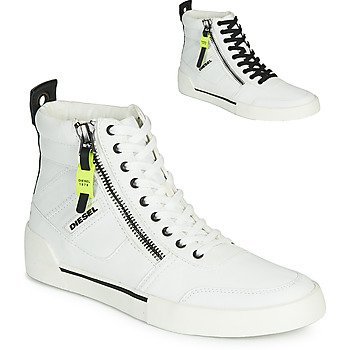 Shoes Men High top trainers Diesel S-DVELOWS White
