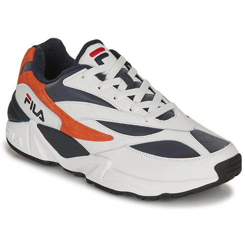 Fila V94M LOW White / Orange - Free delivery | Spartoo NET ! - Shoes Low top trainers Men USD/$93.20