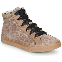 Shoes Girl High top trainers Catimini CALENDULE Leopard
