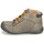 Shoes Boy Mid boots GBB OVELO Grey / Ocre tan
