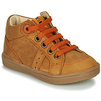 Shoes Boy High top trainers GBB ANGELITO Cognac
