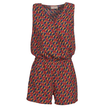 material Women Jumpsuits / Dungarees Moony Mood KETTELLE Red / Multicolour
