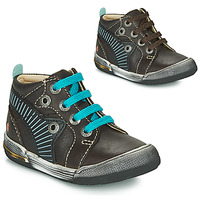 Shoes Boy High top trainers GBB NOAH Brown / Blue