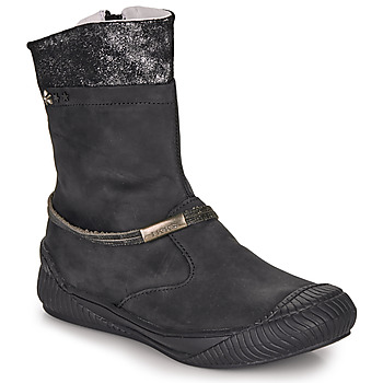Shoes Girl Mid boots Ikks HILLARY Black