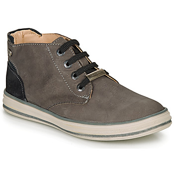 Shoes Boy High top trainers Ikks MARK Grey