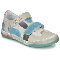 Shoes Boy Sandals GBB PRINCE Ecru / Beige / Blue
