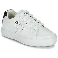 Shoes Girl Low top trainers Ikks MOLLY White / Black