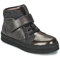 Shoes Girl High top trainers Unisa CALATA Grey / Black