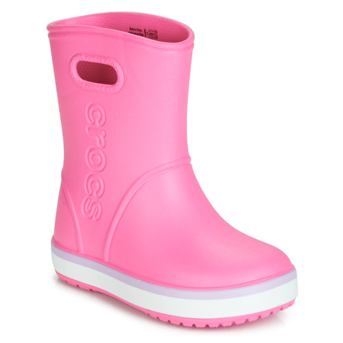 crocs pink boots