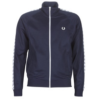 Clothing Men Jackets Fred Perry TAPED TRACK JACKET Marine