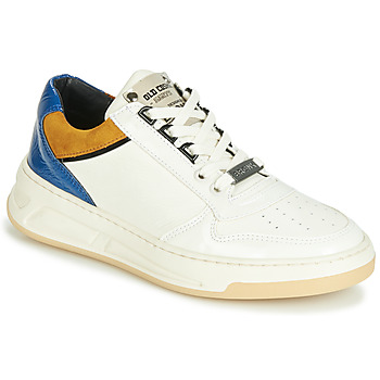 Shoes Women Low top trainers Bronx OLD COSMO White / Ocre tan / Blue