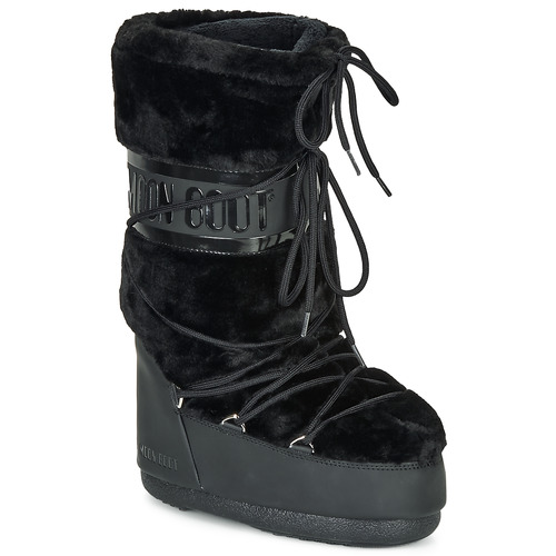 zuigen passend Meter Moon Boot MOON BOOT CLASSIC FAUX FUR Black - Free delivery | Spartoo NET !  - Shoes Snow boots Women USD/$248.50