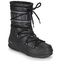 Shoes Women Snow boots Moon Boot MOON BOOT MID NYLON WP Black