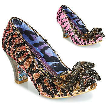 Shoes Women Court shoes Irregular Choice LADY BANJOE Black / Gold