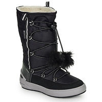 Shoes Girl Boots Geox J SLEIGH GIRL B ABX Black