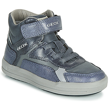 Shoes Boy High top trainers Geox J ARZACH BOY Blue / Grey