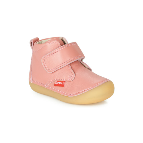 Shoes Girl Low top trainers Kickers SABIO Pink